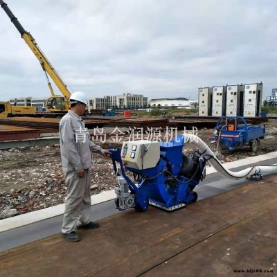 鋼板移動式拋丸機 鋼板除銹拋丸機 鋼板打砂機 金潤JRPW270/550/850