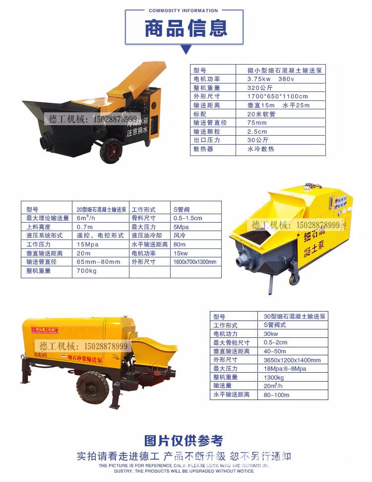 河北廠家銷售全自動30型細(xì)石混凝土輸送泵二次構(gòu)造注漿泵灌漿泵示例圖2