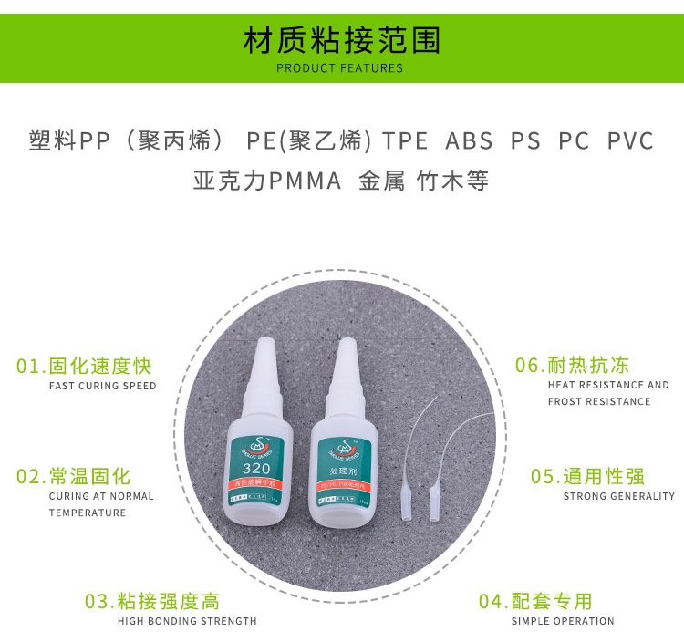 聚乙烯膠水廠家 320高粘度聚乙烯塑料粘合劑 pe工程塑料專用膠水示例圖5