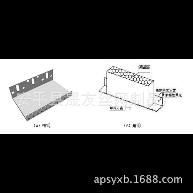 供應河南鄭州外墻施工用保溫板托架 U型鋁合金卡條槽鋼角鋼托架示例圖18